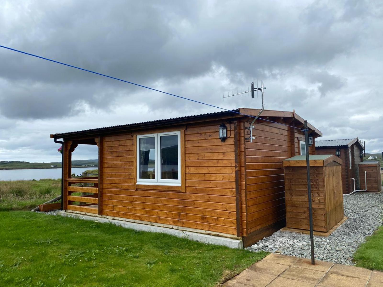 Harlosh Log Cabins Данвеган Номер фото