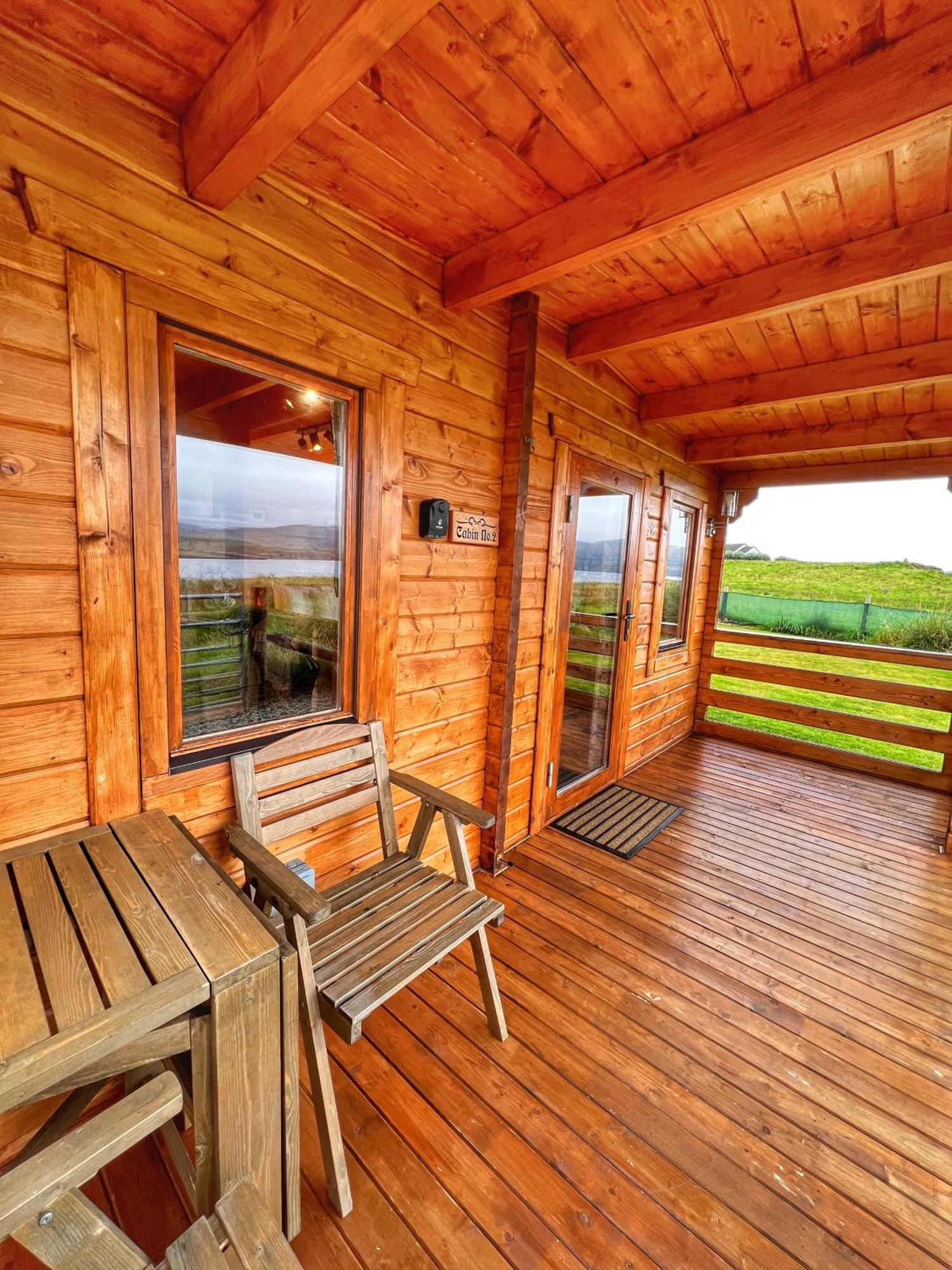 Harlosh Log Cabins Данвеган Номер фото